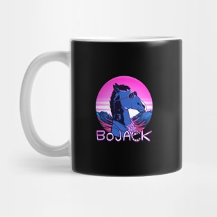 bojack horseman retrowave cool Mug